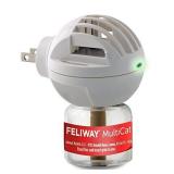 FELIWAY MultiCat 30 Day Cat Calming Plug In Pheromone Diffuser Starter Kit, 48ml - Helps Reduce Conflicts and Signs of Tension in Multi-Cat Households