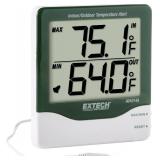Extech 401014A Big Digit in/Outdoor Thermometer with Alarm