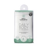 DAILY CONCEPTS Daily Body Scrubber, Soy-Based And Organic Cotton. For The Whole Body. The Bath Sponge Deeply Cleanses The Skin And Creates A Rich Foamy Lather. Exfoliation