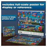 FACTORY SEALED - Buffalo Games - Sapphire Select - Eric Dowdle - La Jolla Cove - 1000 Piece Jigsaw Puzzle Challenging & Fun Blue Core Puzzle Board Giftable Display Box - Full Size Poster Included - bo