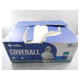 APPEARS NEW - Medtecs Hazmat Suits - 6 Sizes Options - Disposable Coveralls Suit, Medical Protective Coverall PPE Hazmat Suits - Size XL  - Retail: $160