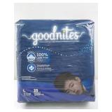 FACTORY SEALED - Goodnites Bedwetting Underwear Size L (25 Count)