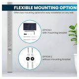 FACTORY SEALED - VivaComfort Aluminum Wall-Mounted Height Measuring Rod, Stadiometer Tallimetro for Adults and Children  - Retail: $75