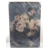 FACTORY SEALED - InSimSea Framed Wall Art for Living Room Flower Wall Art Aesthetic Home Decor Roses Vintage Botanical Prints Floral Paintings Canvas Wall Decor Large Canvas Prints for Bedroom Office 