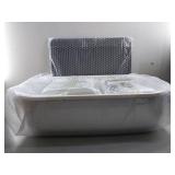 FACTORY SEALED - Enclosed Stainless Steel Cat Litter Box with High Sides for Large Cats, Large Litter Box with Lid, Anti Leak, Anti Odor, Non Stick, Easy Clean