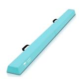 FACTORY SEALED - 8FT Kids Balance Beam, Gymnastics Beam for Kids, Folding Extra Firm Foam Floor Beam-Beginners and Professionals Home Training Equipment with Anti-Slip Base, Carrying Bag, Green - 94.4