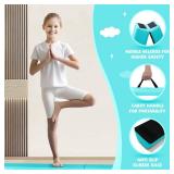 FACTORY SEALED - 8FT Kids Balance Beam, Gymnastics Beam for Kids, Folding Extra Firm Foam Floor Beam-Beginners and Professionals Home Training Equipment with Anti-Slip Base, Carrying Bag, Green - 94.4