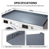 Gashell Washer Dryer Countertop, 27.5 x 54" Bamboo Washer and Dryer Countertop for Laundry Room Organization (Cloud Atlas)  - Retail: $130
