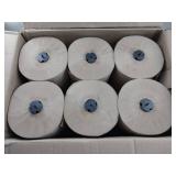 APPEARS NEW - Tork 290088 Universal Single-Ply Hand Roll Towel, Natural, Pack of 6  - Retail: $57