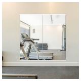 FACTORY SEALED - Home Gym Mirror - Large Full Body Mirror for Yoga & Fitness - 48
