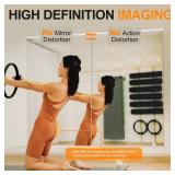 FACTORY SEALED - Home Gym Mirror - Large Full Body Mirror for Yoga & Fitness - 48