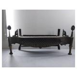 Antique Victorian Cast Iron Fireplace Insert with gas hookups