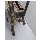 Antique Victorian Cast Iron Fireplace Insert with gas hookups