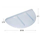 Large Semi-Circular Window Well Cover