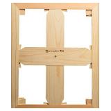 MASTERPIECE Z1VM-2440 Vincent Pro 7/8 Deep Monterey 10.5 oz Cotton Medium Texture Stretched Canvas 24" x 40" White - one canvas included