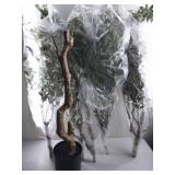 APPEARS NEW - Verinatural Olive Tree Artificial Indoor 8ft - UV Resistant Large Fake Plants - Realistic Faux Olive Tree in Pot - Tall Artificial Plants Outdoor for Home, Patio, Living Room, Office Dec