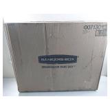FACTORY SEALED - Bankers Box STOR/FILE Storage Box Letter/Legal Lift-off Lid White/Blue 12/Carton 00703  - Retail: $70