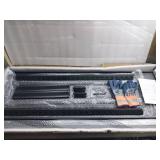VEVOR Storage Shelves, 2400 lbs, 4 Tier Garage Storage Shelving, 15.5 D x 47" W x 72" H Adjustable Metal Shelves for Garage Shelves Utility Rack Shelf, Ideal for Kitchen, Warehouse, Basement, Black  -