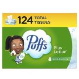 FACTORY SEALED - Puffs Plus Lotion Facial Tissue - 124ct - 2 boxes
