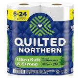 FACTORY SEALED - Quilted Northern 2-Ply Mega Roll Bathroom Tissue - 295.0 ea x 2 pack