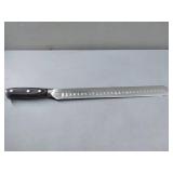 APPEARS NEW - YFWOOD Slicing Carving Knife, 12 inch Brisket Knife for Meat Cutting, BBQ, Turkey Razor Sharp High Carbon Stainless Steel Slicing Knives, Full Tang, Ergonomic Handle, Professional Chef