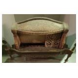 Antique Victorian Cast Iron Fireplace Insert with gas hookups