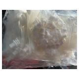 100 Pcs Plastic Flasks,8 Oz Drink Pouches Bulk,Reusable Drink Pouches,Leak-Proof Food Grade Plastic Flasks for Travel