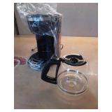 BLACK+DECKER 12-Cup Digital Coffee Maker  Programmable  Washable Basket Filter  Sneak-A-Cup  Auto Brew  Water Window  Keep Hot Plate  Black