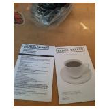 BLACK+DECKER 12-Cup Digital Coffee Maker  Programmable  Washable Basket Filter  Sneak-A-Cup  Auto Brew  Water Window  Keep Hot Plate  Black