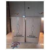 Manikin 60?-67?Height Adjustable Female Dress Model Display Torso Body Tripod (Set of 2) - Retail: $80