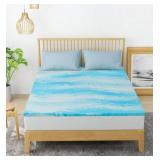 Twin Size 2 inch Cool Memory Foam Mattress Topper, Pressure Relief Cushion