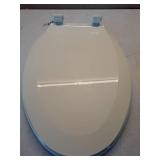 White Elongated Toilet Seat