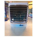 Turbo Chill Desktop Evaporative Space Cooler with LED Nightlight