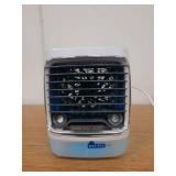 Turbo Chill Desktop Evaporative Space Cooler with LED Nightlight