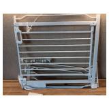 VEVOR 29.5-46.4\" Gate for Stairs, Extra Tall Auto Close Dog Gate for The House, Easy Install Pressure Mounted Pet Gates for Doorways, Easy Walk Thru Wide Safety Gate- White