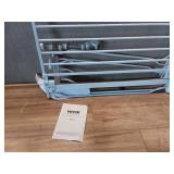 VEVOR 29.5-46.4\" Gate for Stairs, Extra Tall Auto Close Dog Gate for The House, Easy Install Pressure Mounted Pet Gates for Doorways, Easy Walk Thru Wide Safety Gate- White