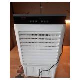 VEVOR Evaporative Air Cooler,120W 2100CFM Swamp Cooler with 7 Gal Water Tank,12H Timer,3 Modes & Speeds and Humidifying Portable 3-IN-1 Cooling Fan,Remote Control,Use for 750 Sq.Ft Indoor or Outdoor -