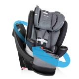 Evenflo Gold Revolve 360 Extend All-in-One Rotating Convertible Car Seat with SensorSafe - Moonstone Gray (LINING IS MISSING) - Retail: $340