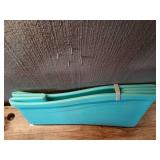 G Ganen Plastic Foldable Bathtub for Shower Portable Ice Bath Tub Blue 30Inch - Retail: $59