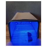Portable LED Blue Light Box, Safe and Effective Blue Ray Light 144LED Three-Sided Lighting Home Use - Retail: $85
