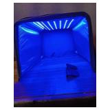 Portable LED Blue Light Box, Safe and Effective Blue Ray Light 144LED Three-Sided Lighting Home Use - Retail: $85