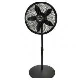 Lasko Cyclone 18  Adjustable Large Room Pedestal Fan  3 Speeds  54.5  H  Black - Retail: $175