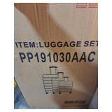 24-Inch Hardshell Spinner- 3 -set Luggage- blue