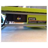 Open Box Ryobi WS722 7 Inch 4.8 Amp Portable Tabletop Wet Tile Saw with Miter Guide and Induction Motor - Retail: $149