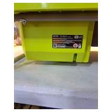 Open Box Ryobi WS722 7 Inch 4.8 Amp Portable Tabletop Wet Tile Saw with Miter Guide and Induction Motor - Retail: $149