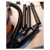 4 Gal. 5.0 Peak HP Portable Shop Vacuum Wet Dry Vac with Fine Dust Filter, Locking Hose and Attachments WD4070   - Retail: $80