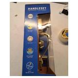 Toledo Fine Locks Double Cylinder Polish Brass Handle Set V1601COCAUS3 - Retail: $70