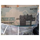 Oakford 1150 Pro 3-Burner Propane Gas and Offset Charcoal Smoker Combo Grill in Black - Retail: $799