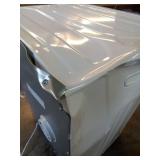 3.5 cu. ft. vented Front Load Stackable Electric Compact Dryer in White with Multiple Drying Modes, Exhaust Hose - Retail: $320
