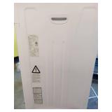 3.5 cu. ft. vented Front Load Stackable Electric Compact Dryer in White with Multiple Drying Modes, Exhaust Hose - Retail: $320